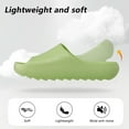 thumbnail image 2 of Cloud Slides for Women Men,Unisex EVA Soft Recovery Slides,Thick Sole Open Toe Mens Pillow Slippers Shower Shoes Outdoor&Indoor House Beach Slippers, 2 of 6