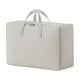 thumbnail image 2 of Bolsa de almacenamiento impermeable de gran capacidad, organizador gris de tela no tejida con asas reforzadas y cremalleras metálicas | Bolsa plegable impermeable para guardar ropa, colchas y, 2 of 6