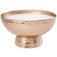 thumbnail image 6 of CosmoLiving by Cosmopolitan Copper Metal Tropical Breeze Scented Wide Hammered 70 oz 4 Wick Candle with White Wax, 6 of 7