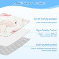 thumbnail image 4 of Ironing Mat Portable Ironing Blanket for Table Top Travel Ironing Pad for Washer Dryer 27.6" x 47.2" Pink Flamingos, 4 of 6