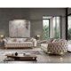thumbnail image 4 of Light Fabric Sofa Set Furniture Veet 1- 3 Seat Honeycomb Stainless Steel Living Room Sofas For Home Hotel Minimalist My Lux Decor Round, 4 of 8