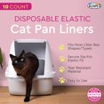 thumbnail image 2 of Forros elásticos para cajas de arena para gatos Alfapet, extra gigantes, 10 unidades, 2 of 9