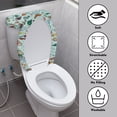 thumbnail image 3 of HELLHERO Crab Pattern Elastic Fabric Lid Cover Set for Toilet & Dust-Proof Toilet Lid Covers Set & Fits All Toilet Shapes for Modern Bathrooms Elastic Edge, 3 of 8