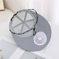 thumbnail image 5 of sususu Sun Hats for Women , Women Hat , Summer Hats for Women Beach Solar Fan Bucket Hat For Outdoor Sports With UPF50+ Sun Wide Brim Summer Fishing Hat Technology For Men And Women Light Gray, 5 of 5