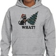thumbnail image 2 of What Christmas Cat Hoodie Sweatshirt Unisex 5X-Large Grey, 2 of 5
