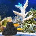 thumbnail image 2 of KAKOWELY Decoración artificial de acuario con volcán de resina, adorno paisajístico para pecera., 2 of 5