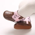 thumbnail image 3 of Unisex Baby PU Leather Cowboy Boots Newborn Boys Girls Soft Sole Non-Slip Western Bootie 0-18 Months Crib Shoes, 3 of 9