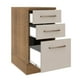 thumbnail image 3 of Mueble de Cocina MADESA Agata 40 cm 3 Cajones Marrón/Crema, 3 of 5