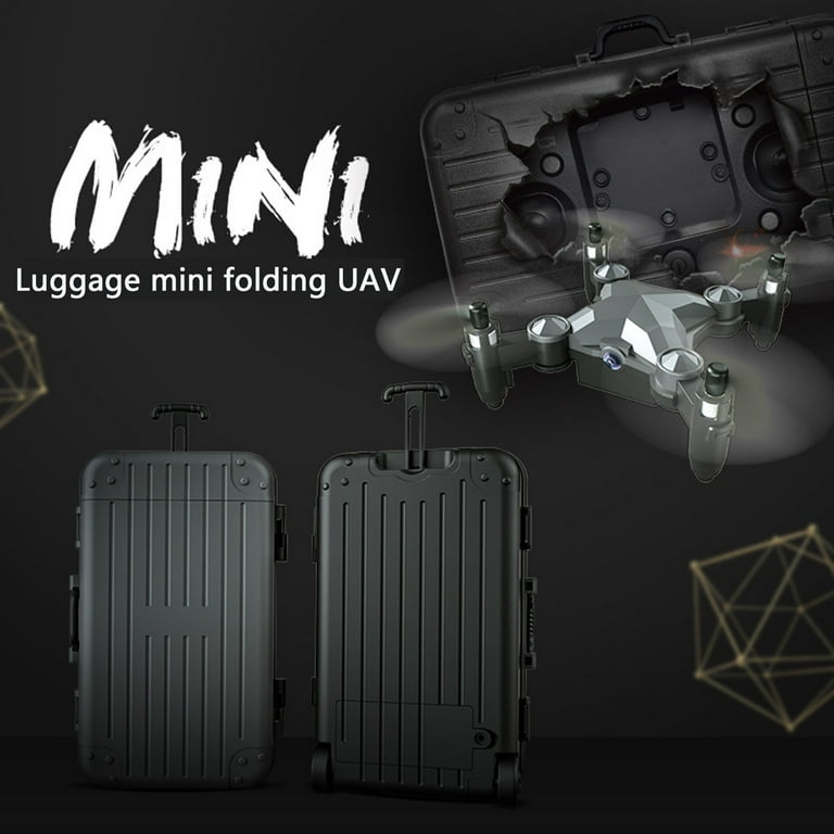 DH 120 Mini Suitcase UAV Folding Quadcopter HD Aerial Remote
