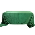 thumbnail image 5 of Your Chair Covers - 90 x 156 Inch Rectangular Velvet Tablecloth Emerald Green, 5 of 5