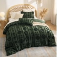 thumbnail image 4 of Juego de Edredón Bedsure Queen Size Verde Oscuro con Capitonado Boho 3 Piezas, 4 of 8