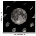 thumbnail image 2 of Wallmonkeys Moon Phases Peel and Stick Wall Decals WM153142 (18 in W x 18 in H), 2 of 4
