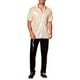 thumbnail image 2 of Camisas de lentejuelas INSPIRE CHIC para hombres, camisa retro de botones cortos, camisa de fiesta brillante M dorada, 2 of 6