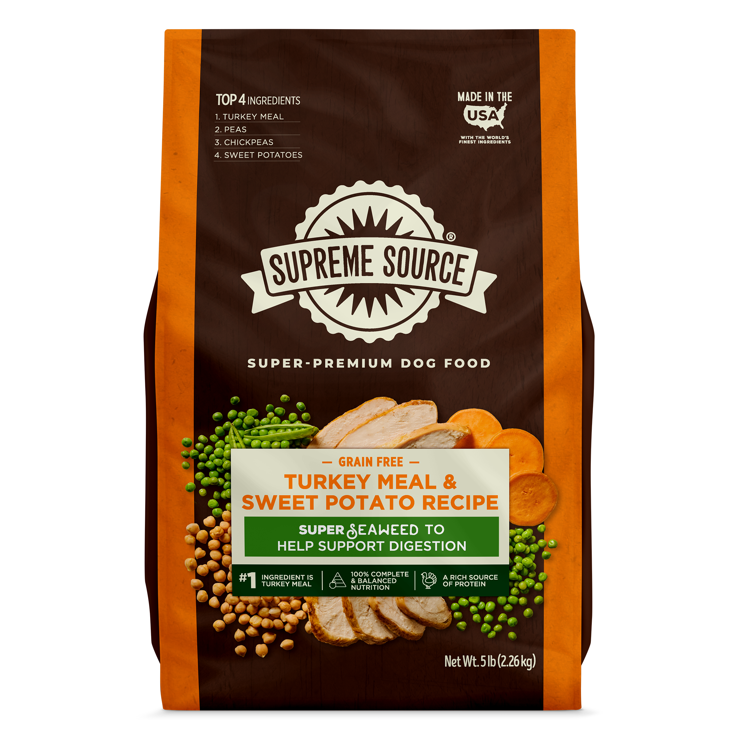 Supreme Source Grain-Free Turkey Meal & Sweet Potato Dog Food photo 1