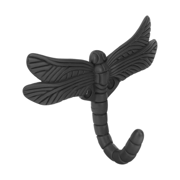 1 Set Dragonfly Wall Hook Key Hanger Retro Style Wall Mounted Coat and Hat Hook Decorative Organizer