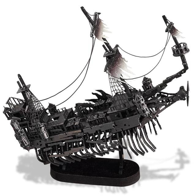 Kit de maquetas metálicas de barco pirata Piececool Sea Ghost 3D