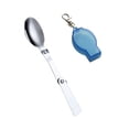 thumbnail image 1 of Injueey Cubiertos para acampar de acero inoxidable, cubiertos portátiles, lavables, suaves, plegables, para exteriores, vajilla con estuche de Cocina y Comedor 1.5mm Azul Esponja Injueey HA075279-08, 1 of 6