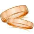 thumbnail image 1 of His Hers Matching Wedding Bands 14k Rose Gold, 1 of 1