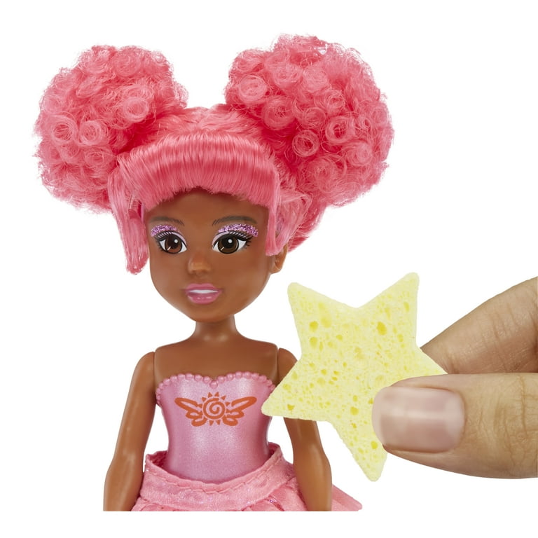 Hatchimals pink glitter gold Fairy Girl mini doll toy figure