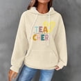 thumbnail image 2 of Tittly Welcome Back To School Hoodies for Teacher, Women'S Sweatshirt, School Counselor Shirt, Lightweight Hoodies for Women, First Day Of School Sweatshirt Yellow XL, 2 of 4