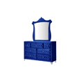 thumbnail image 2 of Acme Furniture 7 Drawers Velvet Dresser with Button Tufted, Blue, 2 of 5