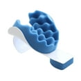thumbnail image 3 of Relajante de cuello y hombros ergonómico, fácil de usar, portátil, dispositivo de tracción cervical resistente, camilla de cuello para adultos., 3 of 8