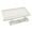 White 27mm W Rail, variant on figatia under Desk PC Keyboard Drawer Tray Desktop Extender Replacement Saving Space Push and Pull Smooth 51.5x27cm Keyboard Organizer White 35mm W Rail