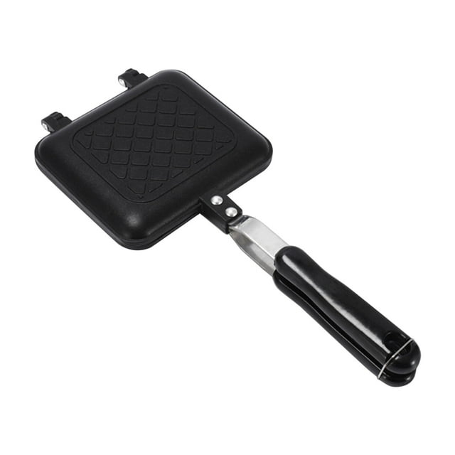 Máquina para hacer sándwiches tostados, antiadherente, para paninis a la parrilla con mango aislante, máquina para hacer sándwiches calientes, máquina para preparar queso a la parrilla