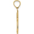 thumbnail image 2 of 14K Yellow Gold Cut-Out Polished And Textured Cross Charm Made In United States k8339, 2 of 5