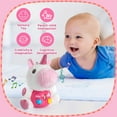 thumbnail image 3 of Vanmor Baby Musical Toys, Plush Valentines Stuffed Animal 0 to 24 Months, Infant Tummy Time Baby Girls Light Up Music Toy 0 1 3 6 9 12 18 Months 1 Year Old Toddlers for Birthday Gift, 3 of 7