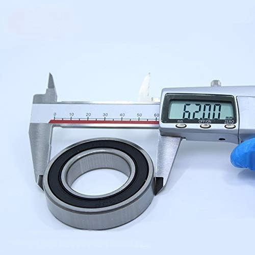 6007RS Deep Groove Ball Bearing ABEC-3 2PCS Precision Bearing 35 * 62 * 14 mm Deep Groove 6007-2RS Ball Bearings 6007RZ 180107 RZ RS 6007 2RS