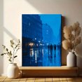 thumbnail image 6 of Parisian Streetscape Oil Painting Canvas Print Wall Art for Living Room Office Hotel Cafe, 6 of 8