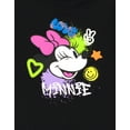 thumbnail image 5 of Disney Minnie Mouse Jumpsuit and Fleece Shrug Outfit Set Graffiti Little Kid to Big Kid, 5 of 5
