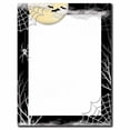 thumbnail image 1 of Image Shop Creepy Web Halloween Letterhead Laser & Inkjet Printer Paper (100pk),Black, White, Yellow, 1 of 3