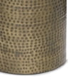 thumbnail image 5 of Simpli Home Corbin 16 inch Wide Industrial Metal Side Table in Hammered Antique Gold, Fully Assembled, 5 of 6