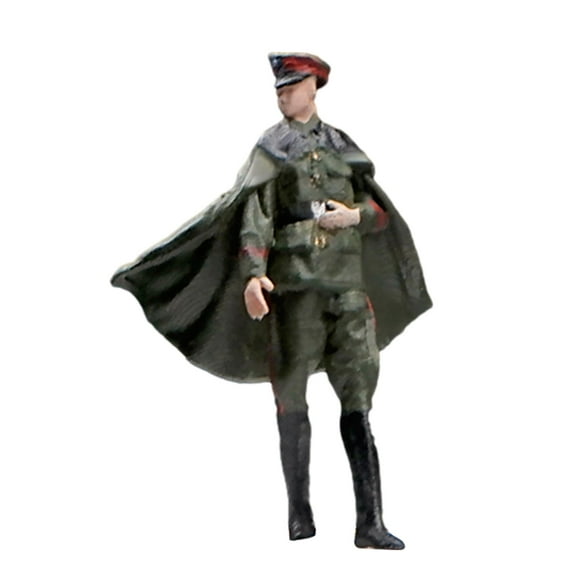 Kokiya 1/64 Miniature Figure Painted Miniature Scenes for DIY Model Accessories Desktop Officer
