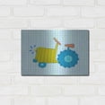 thumbnail image 3 of Luxe Metal Art 'Blue Tractor' by Viv Eisner, Metal Wall Art, 16"x12", 3 of 9