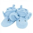 thumbnail image 3 of Hudson Baby Infant Boy Animal Fleece Booties 2-Pack, Blue Elephant Hippo, 0-6 Months, 3 of 5