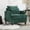 Green, variant on Homefun Mid Century Chenille Accent Chair Reading Armchair Pillow Wood Legs Living Room Bedroom Apartment
