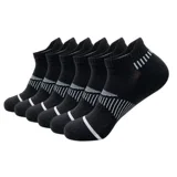 Eryueer 6 Pack Women Ankle Athletic Socks Low Cut Breathable Running Tab Socks with Cushion Sole