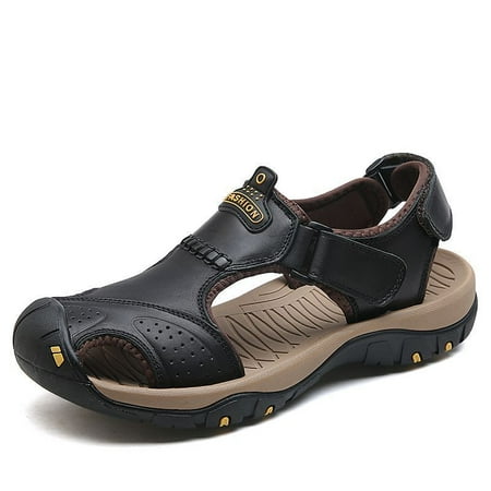 

Summer Large Size Cowhide Outdoor Men‘s Creek Tracing Baotou Beach Shoes Men‘s Casual Breathable Mountaineering Sports Men‘s Sandals