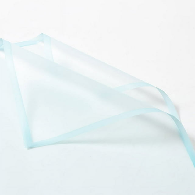 Xiao Hua Papel de regalo floral impermeable, para ramos de flores frescas, embalaje de regalo, suministros de floristería, 20 hojas, 57 x 57 cm (azul)