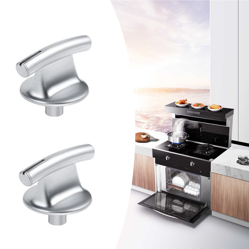 5PCS Gas Stove Handle Replacement Rustproof Design Precise Flame Adjustment Control Knob Plastic Texture for Repair