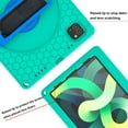 thumbnail image 6 of Allytechgroup Kids Case for iPad Pro 11 Inch 2022/2021/2020/2018/ iPad Air 4/5th 2020/2022 10.9" Tablet, Heavy Duty Shockproof Rugged Case with Shoulder Strap Kickstand Hand Strap, Mint, 6 of 9