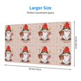 thumbnail image 2 of Kdxio Christmas Gnome star Print Large Gaming Mouse Pad,Non-Slip Base,Water Resist Keyboard Pad for Gamer,Office & Home,29.5 x 15.8 in, 2 of 6