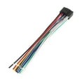thumbnail image 4 of Unique Bargains Vehicle Stereo CD Player Wiring Harness Wire Radio Adapter Install Plug 16 Pins Black, 4 of 6