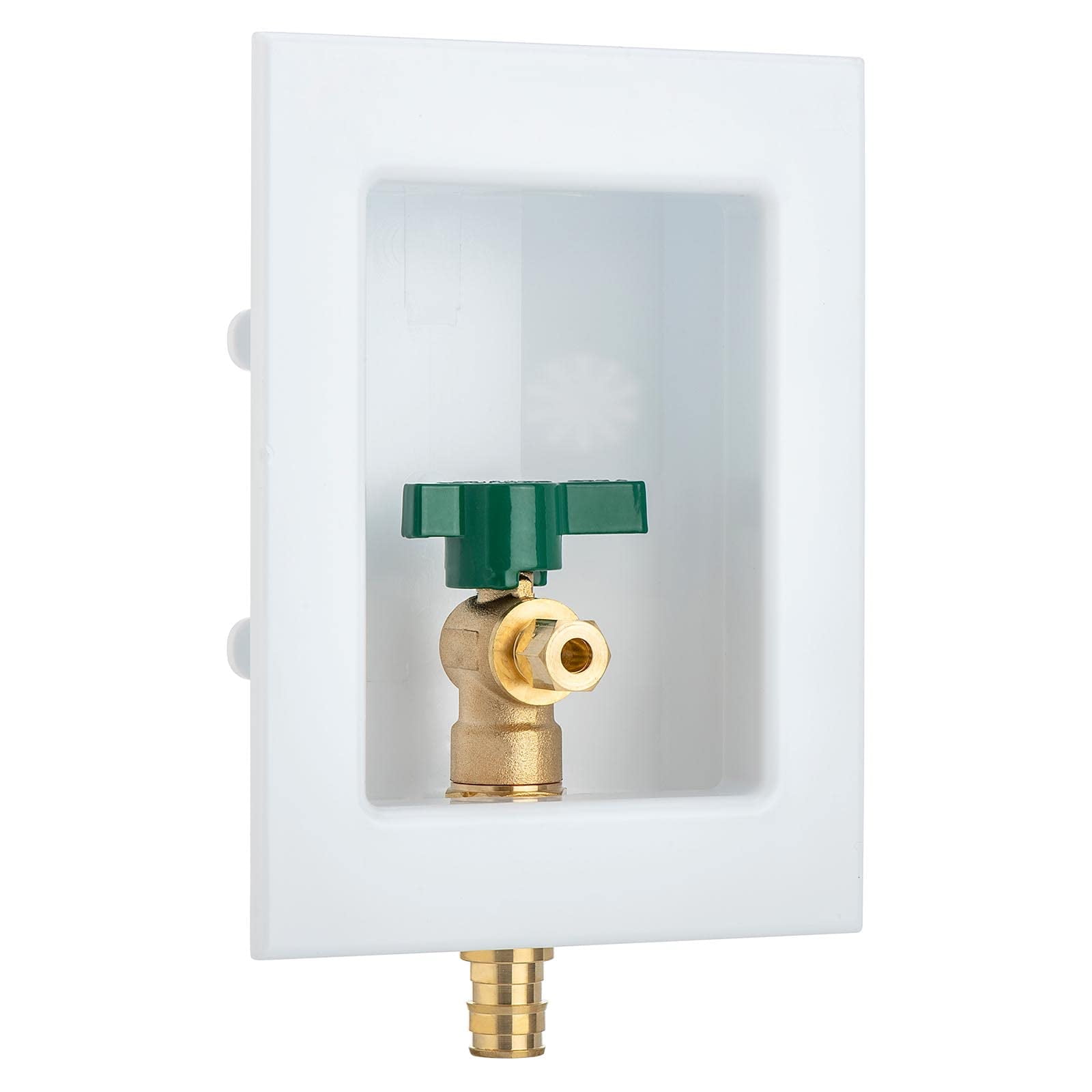 Ice Maker Outlet Box with 1/4Turn Ball Valve, Inlet 1/2 Inch PEX F1960