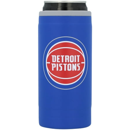 Detroit Pistons 12oz. Flipside Powdercoat Slim Can Cooler