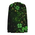 thumbnail image 5 of TaTaai Women's St. Patrick's Day Print Long Sleeve Sweatshirt Fashion Loose Round Neck Casual Top Soft Comfortable for Daily Home Office Streetwear Spring Fall Winter Gift, 5 of 5
