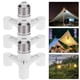 thumbnail image 4 of JShteea 3 Uds E27 A 3E14 Adaptador Enchufe Bombilla Tornillo Divisor Soporte Lámpara Inducción, 4 of 6